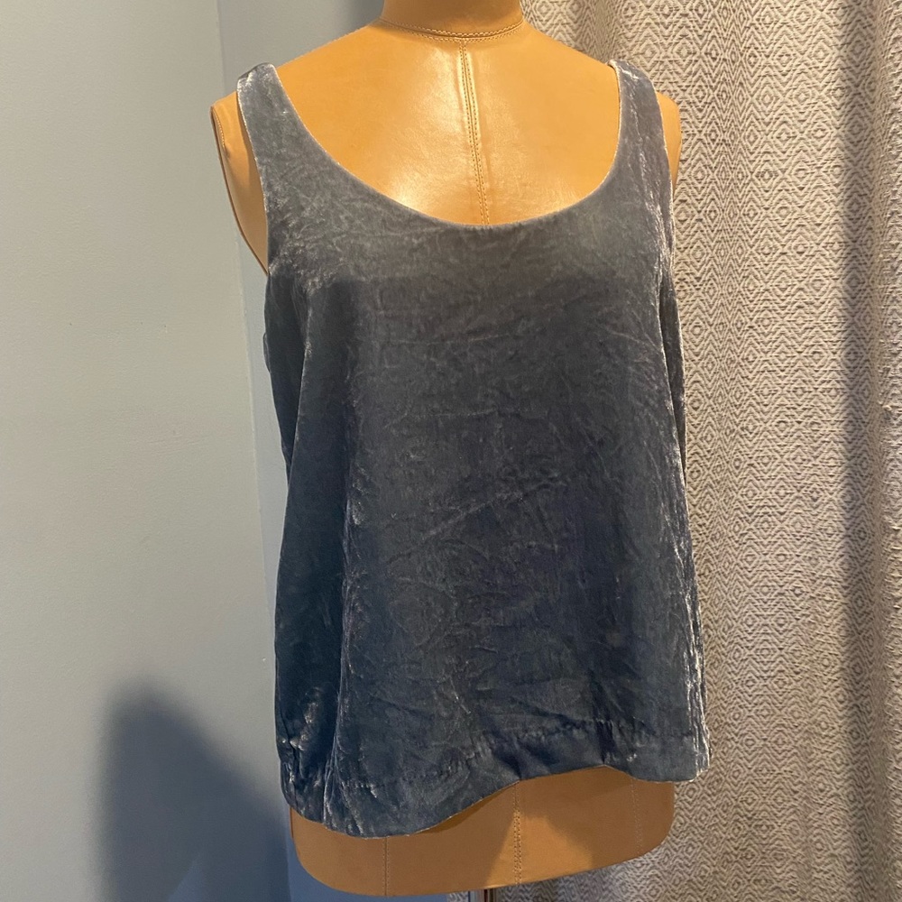 J. Crew Velvet Tank Top
